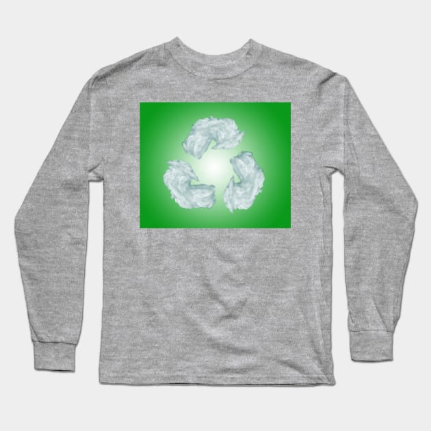 recycling Long Sleeve T-Shirt by psychoshadow